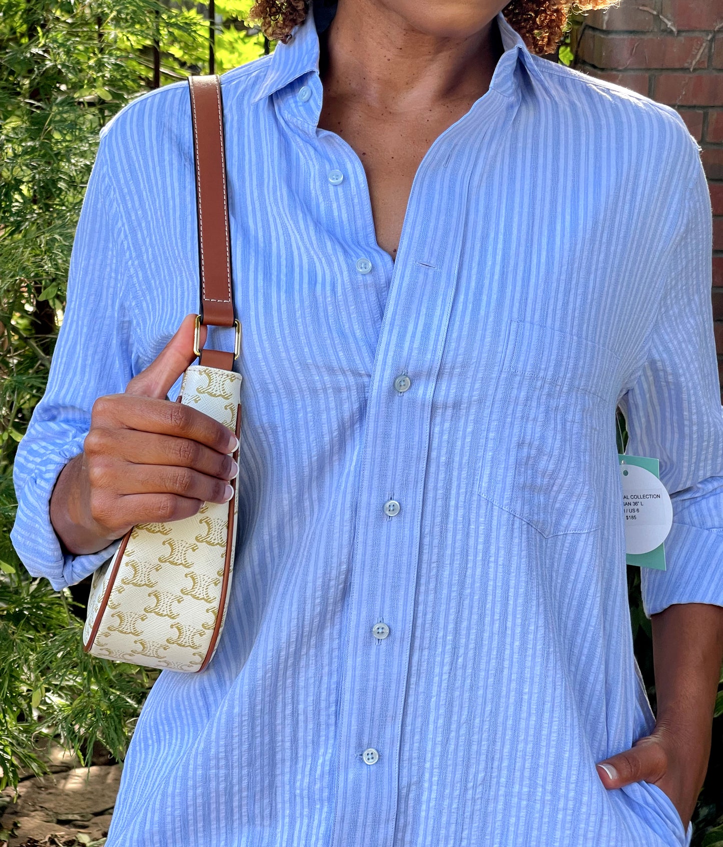 Susan Shirtdress - Blue Seersucker