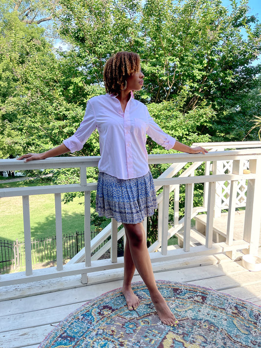 Barb Shirt - Pink Bamboo