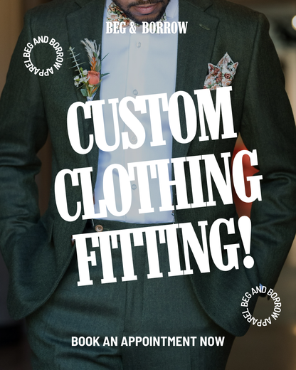 Schedule Custom Clothing Fitting